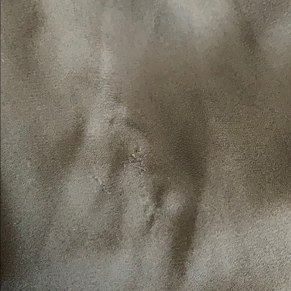 Black L/S sheer front wrapped top - Picture 8 of 8